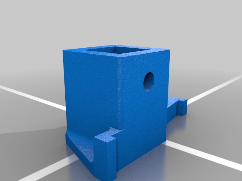 打印机锁存3D打印模型