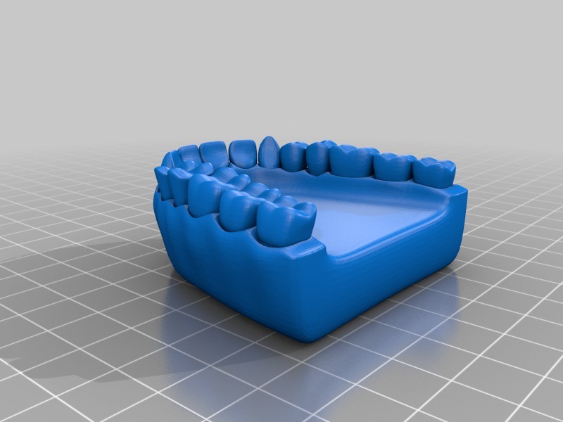 牙齿模型发条3D打印模型