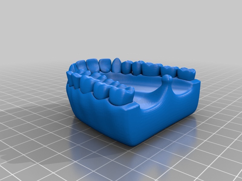 牙齿模型发条3D打印模型