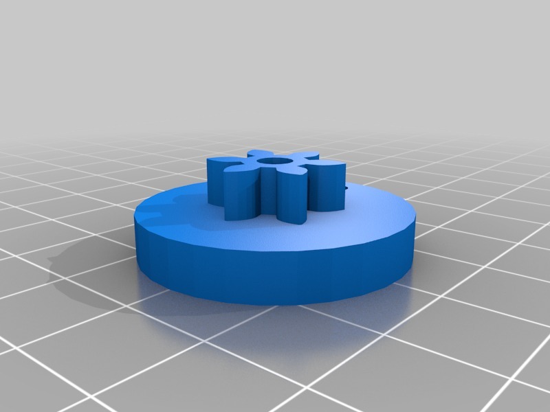 颤振齿轮箱3D打印模型