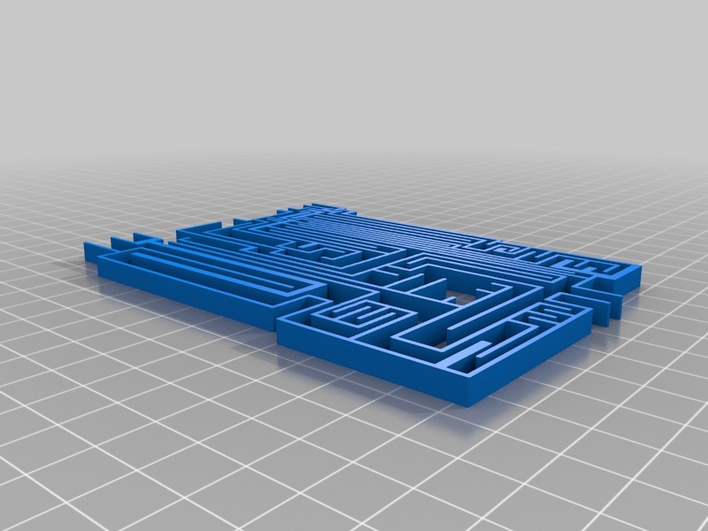 迷宫3D打印模型