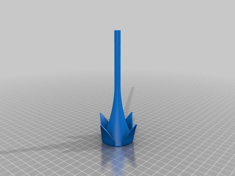 玫瑰的茎3D打印模型