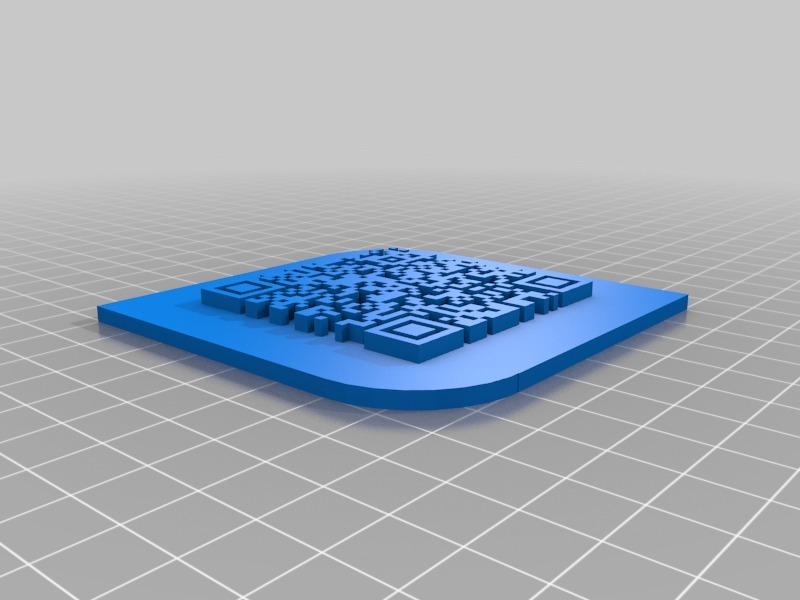二维码打印3D打印模型