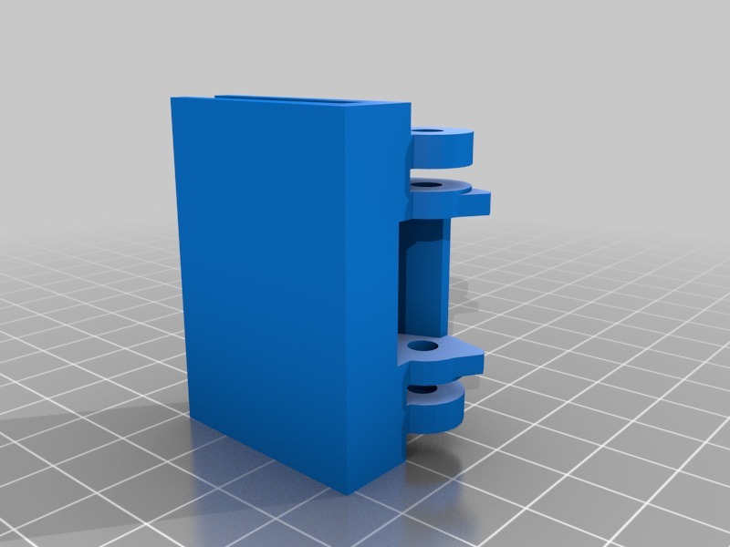 记录播放器盖铰链3D打印模型