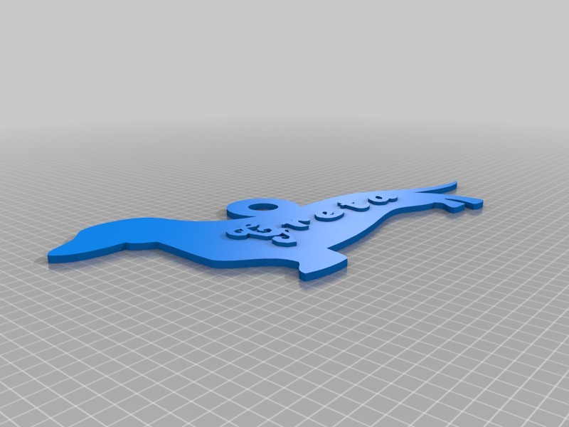 葛丽泰钥匙扣模型3D打印模型