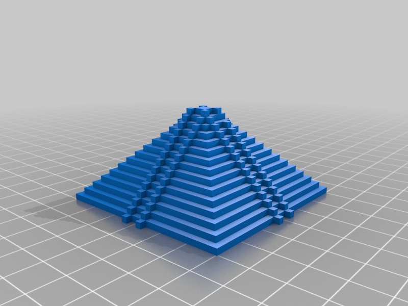 玛雅金字塔模型