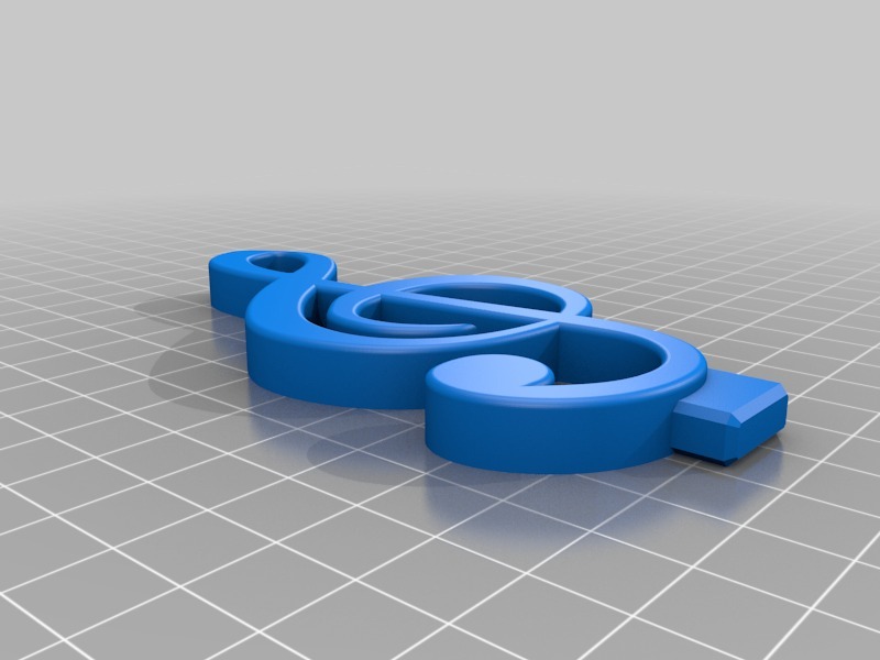 音符模型3D打印模型
