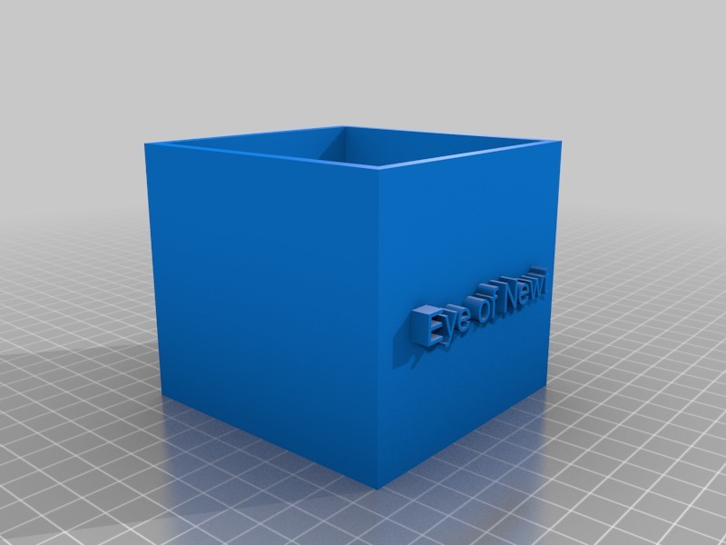 蝾螈的眼睛盒3D打印模型