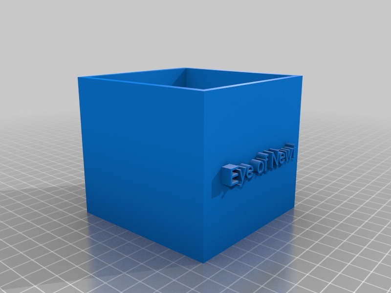 蝾螈的眼睛盒3D打印模型