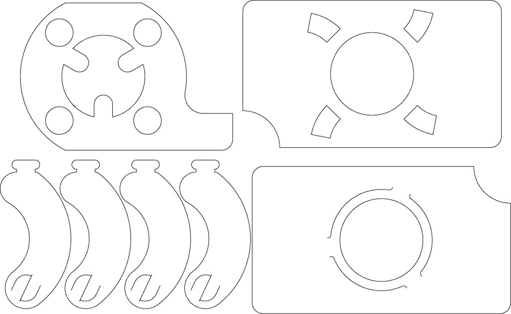 虹膜的名片3D打印模型