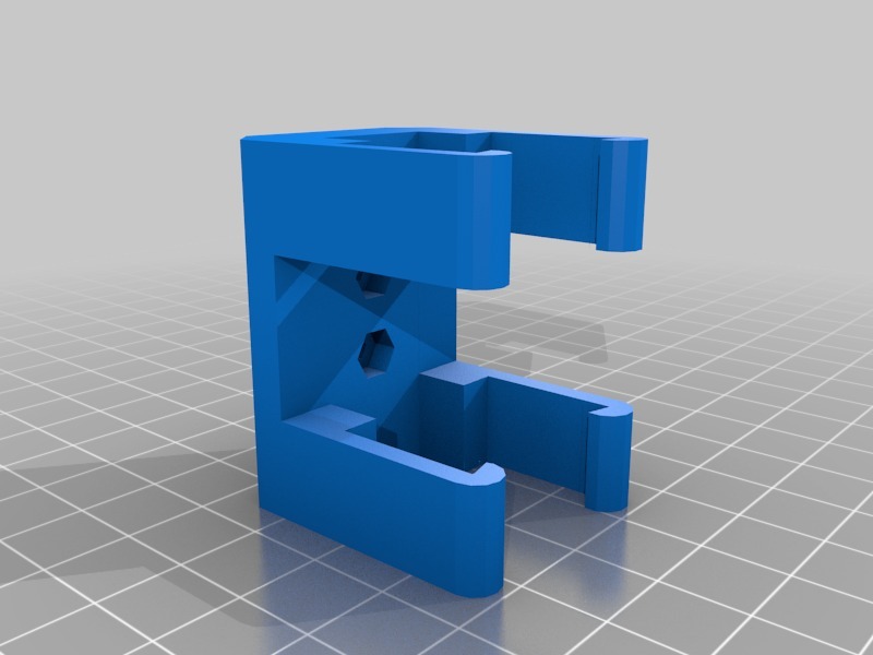 我的自定义的连接4个单元安装3D打印模型