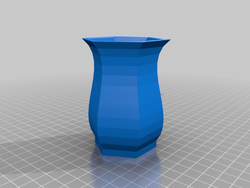 简单的花瓶3D打印模型