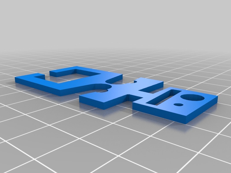 困惑的机器人3D打印模型