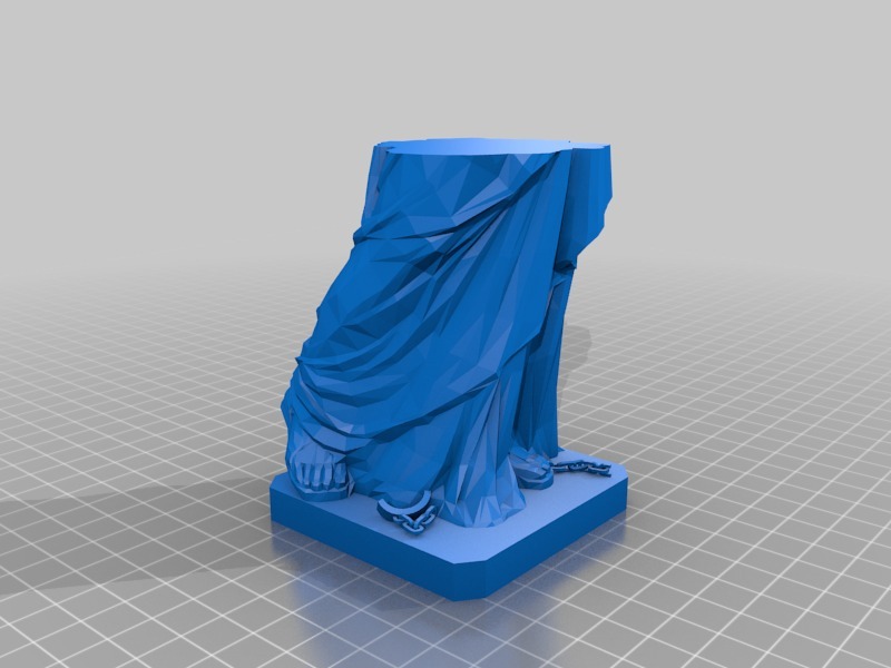 colbert+自由女神雕像3D打印模型