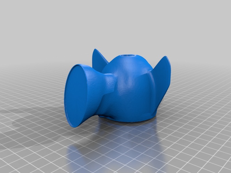 曼塔射线枪3D打印模型