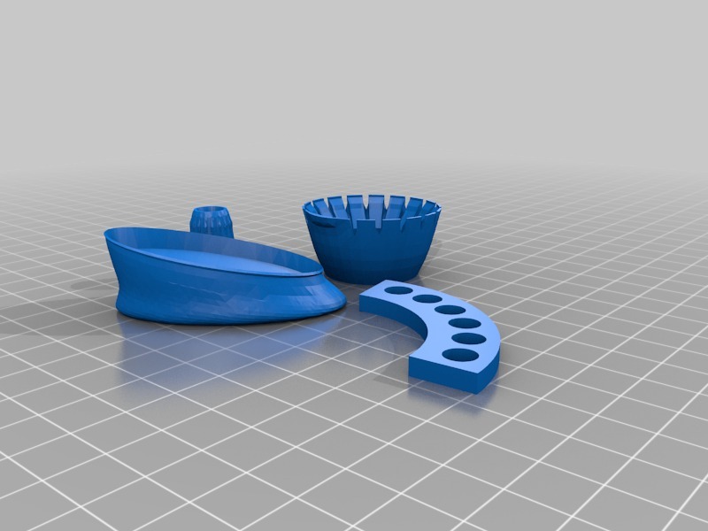 曼塔射线枪3D打印模型