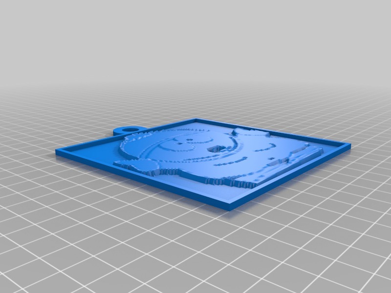 肥嘟嘟卡通3D打印模型