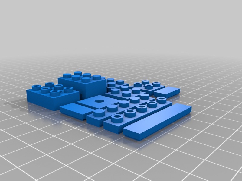 乐高积木3D打印模型