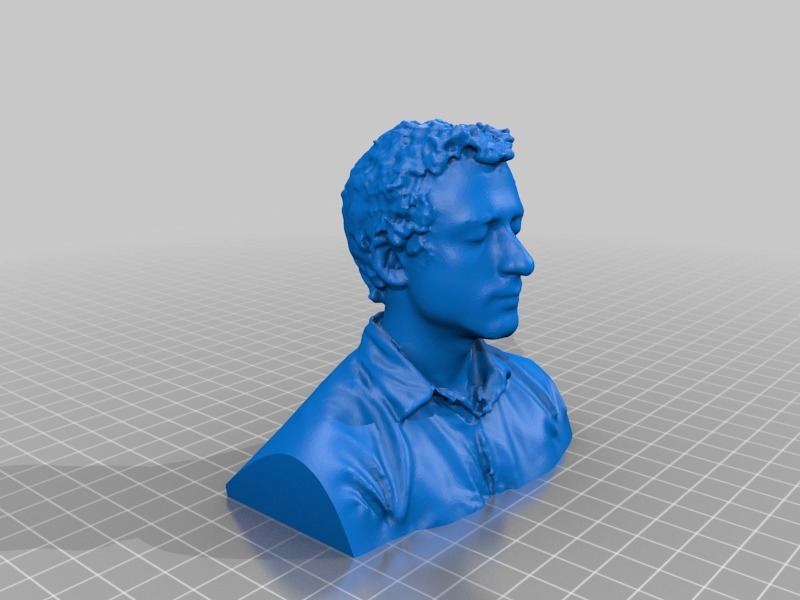 拉斐尔艾布拉姆斯半身像3D打印模型
