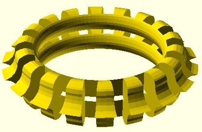 心形手链3D打印模型