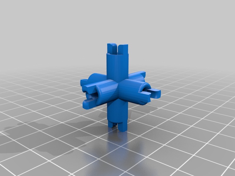 长方体扭曲拼图3D打印模型