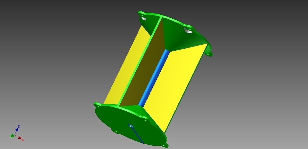 小型垂直风力涡轮机3D打印模型