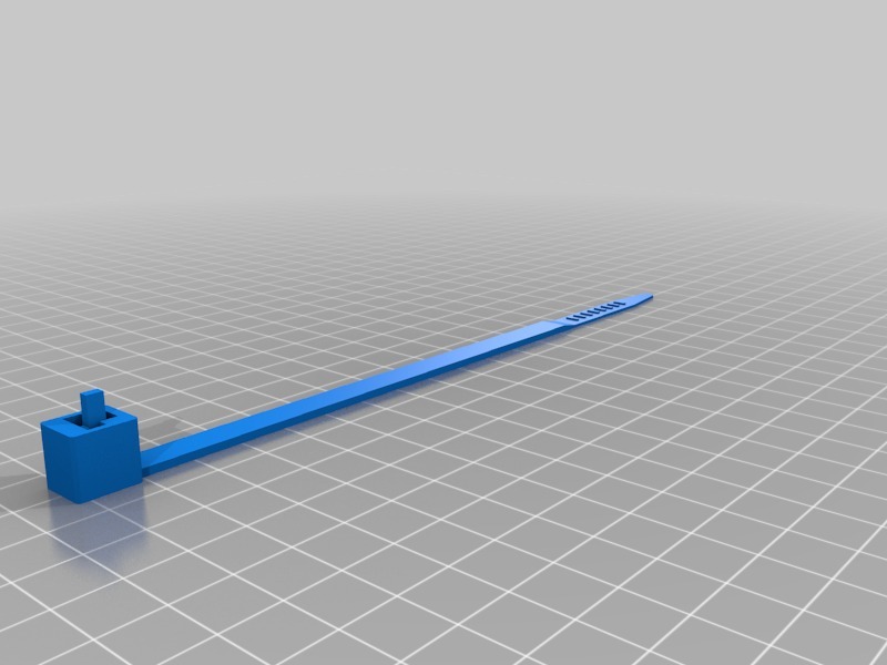 我的定制电缆带3D打印模型