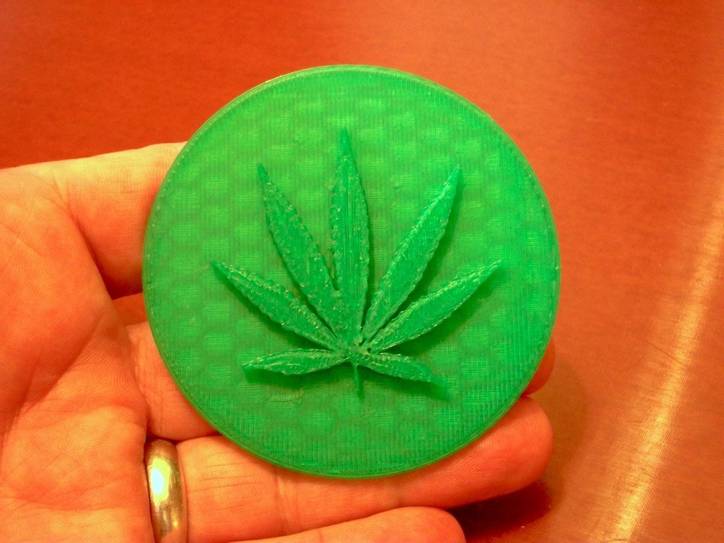 医用大麻饼干邮票3D打印模型