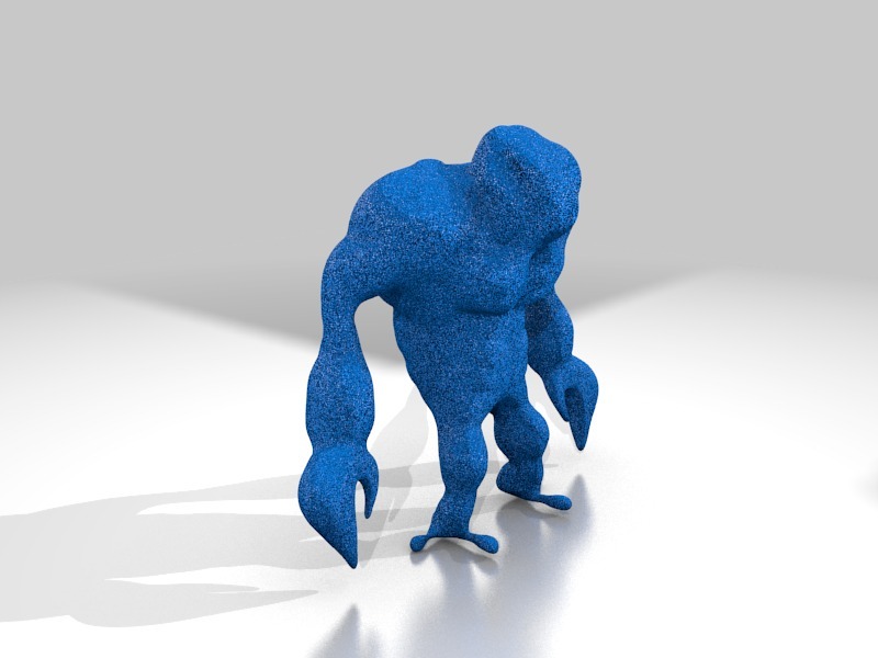 龙虾老人3D打印模型