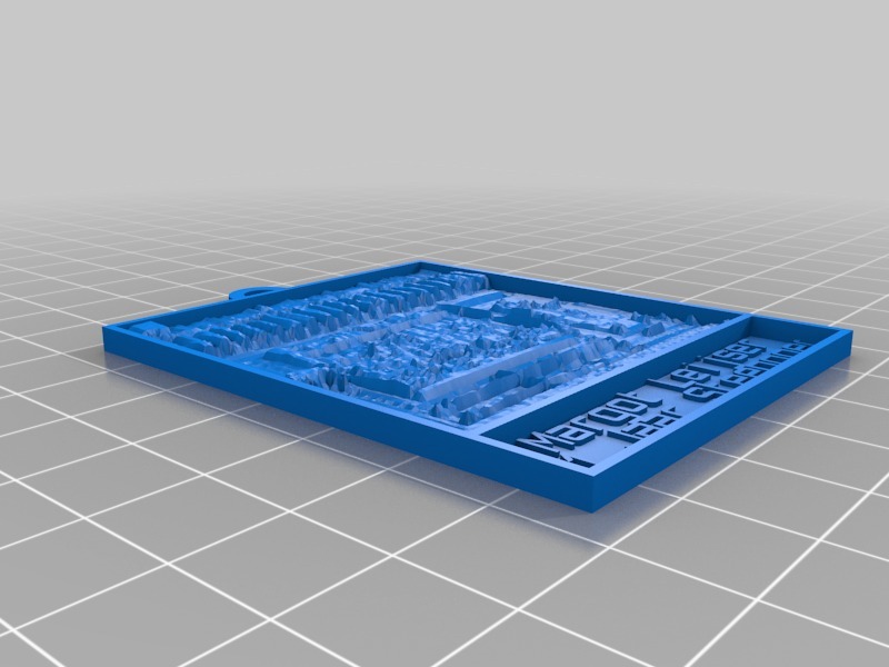 暗花画廊窗格3D打印模型