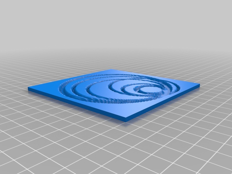 圆形视觉冲击3D打印模型