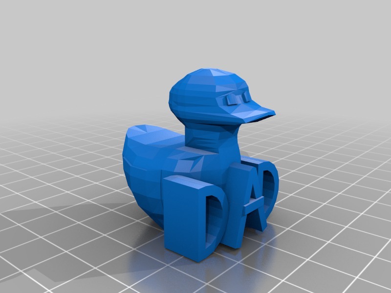 鸭爸爸3D打印模型