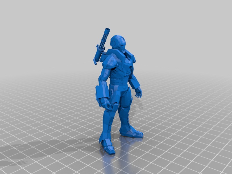 战争机器和钢铁侠3D打印模型
