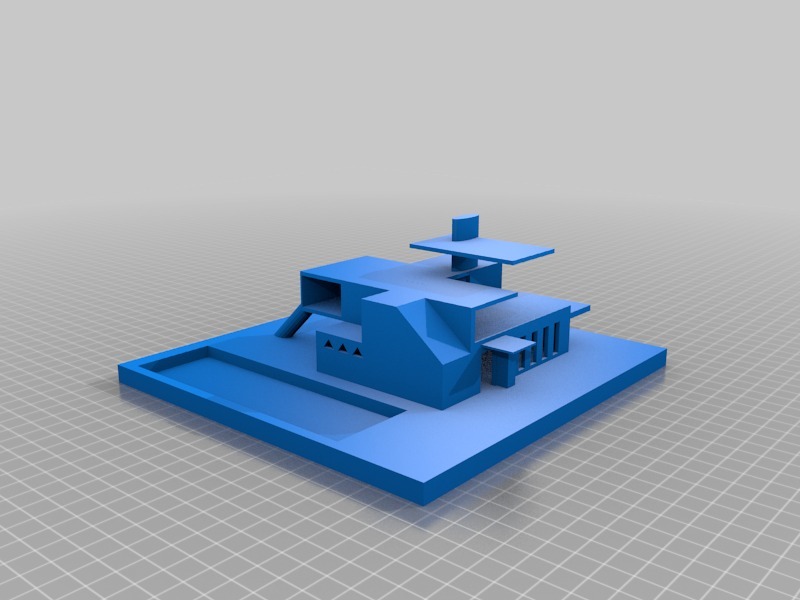 房子模型3D打印模型
