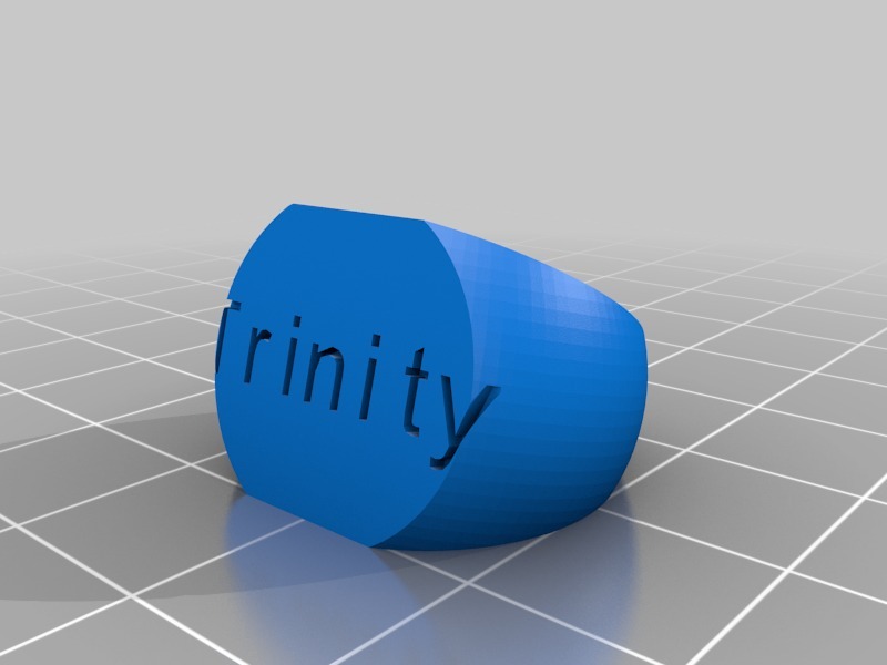戒指 Trinity3D打印模型