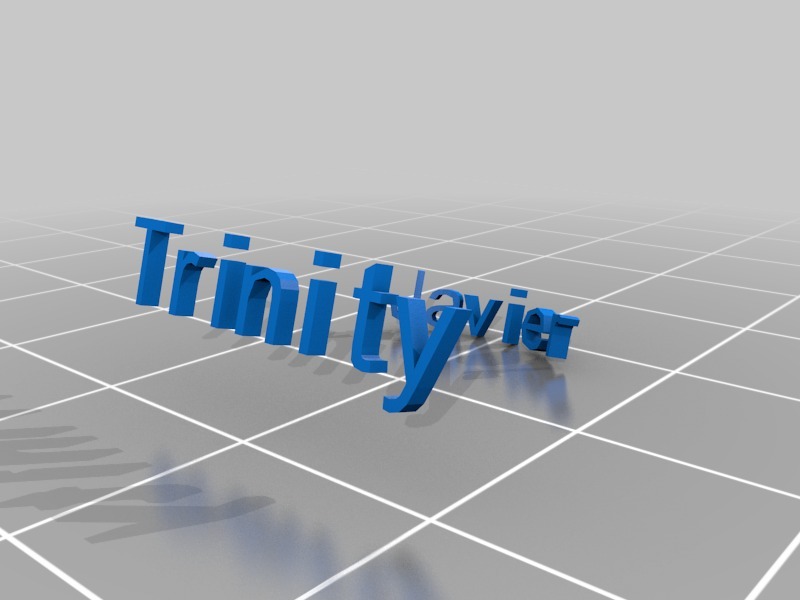 戒指 Trinity3D打印模型