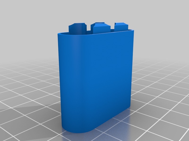 AAA电池盒3D打印模型