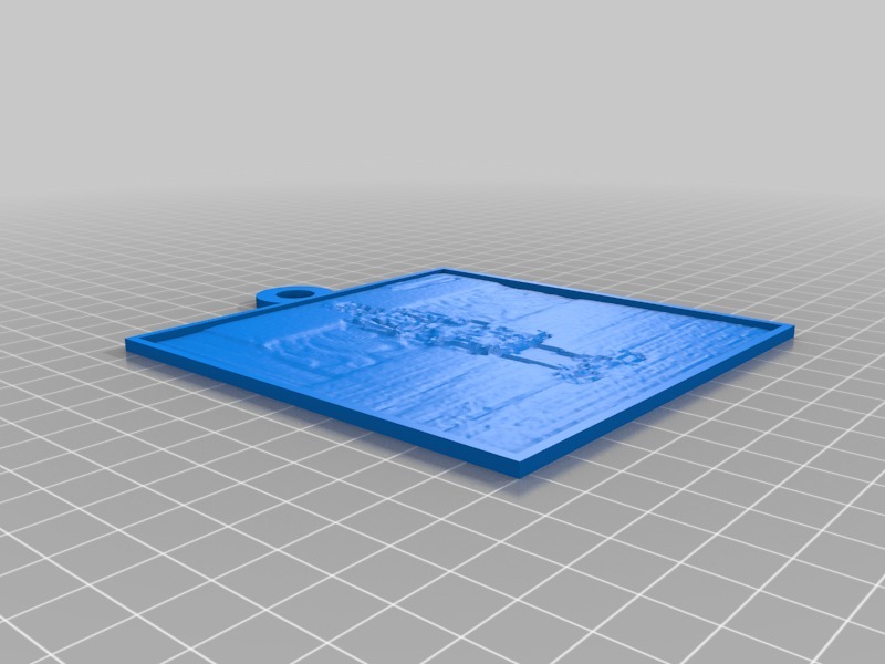 浮雕板3D打印模型