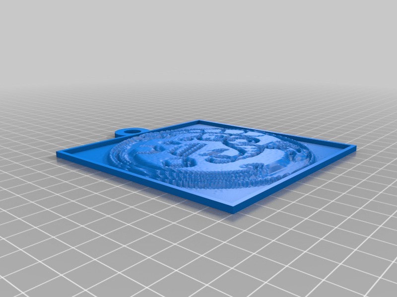 浮雕板 猎户座3D打印模型