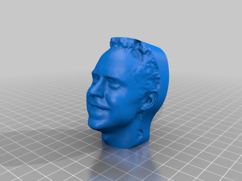 外国男性头像3D打印模型