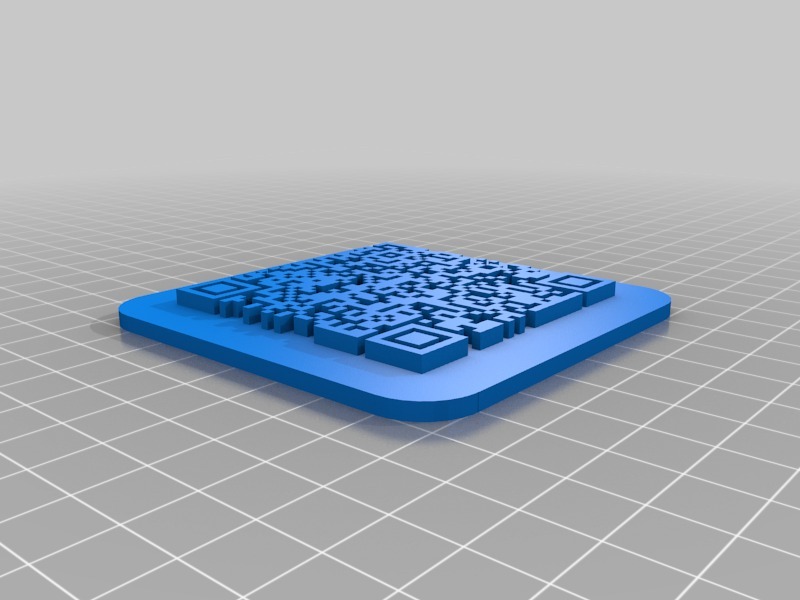 二维码3D打印模型