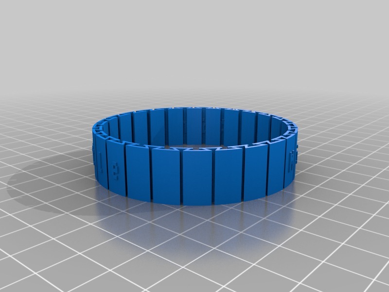 带弹性手镯3D打印模型