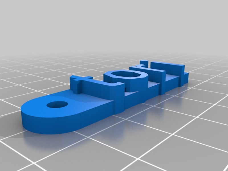 钥匙扣 tori3D打印模型