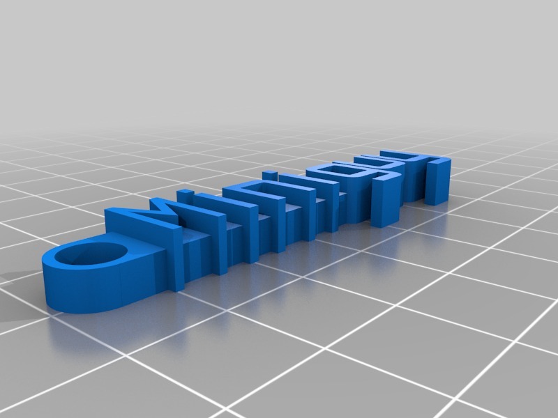 钥匙扣 miniguy3D打印模型