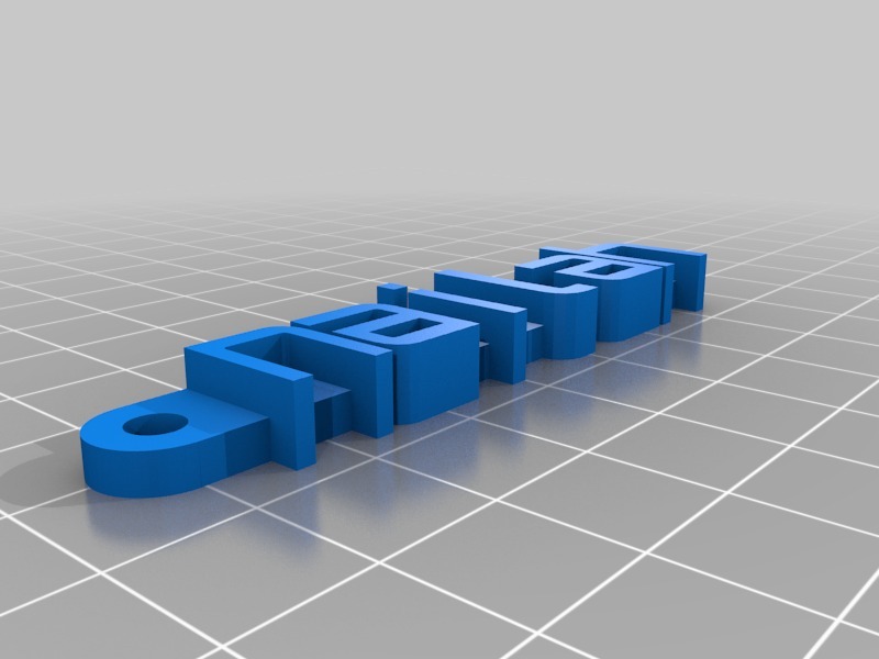 钥匙扣 nailah3D打印模型