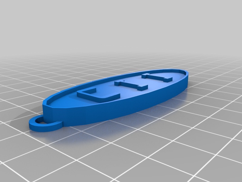 钥匙扣  CII3D打印模型