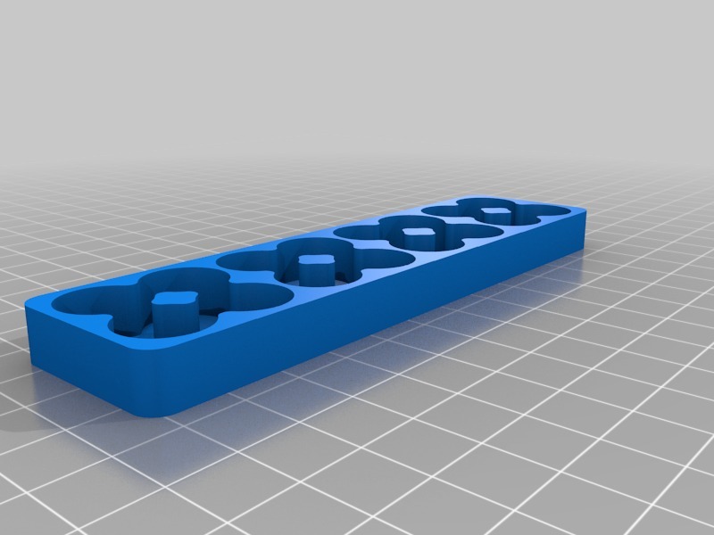 AA电池托盘3D打印模型