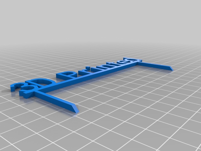 花园标识牌3D打印模型