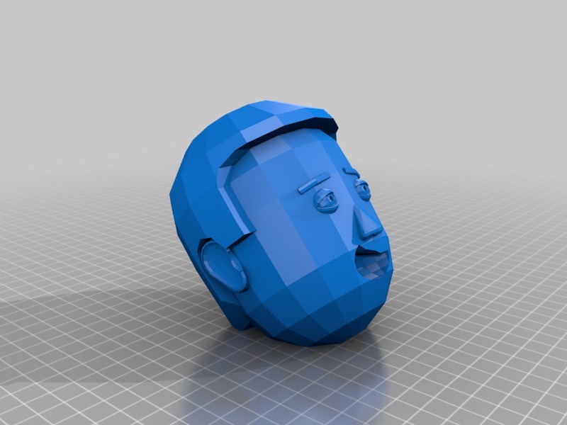 我的虚拟化身头像3D打印模型