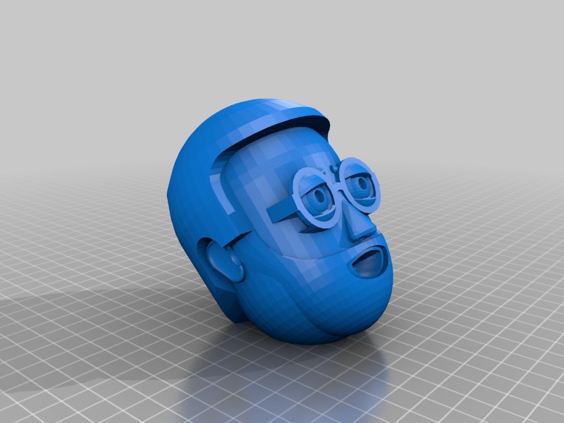 Damien的头像3D打印模型